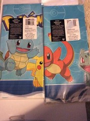 Pokemon Birthday Napkins And Table Cover Decorations Party Supply Pikachu Child