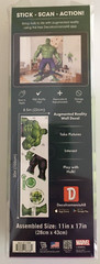 Marvel The Hulk Wall Decal 11×17 Augmented Reality Action Reusable Decal NEW