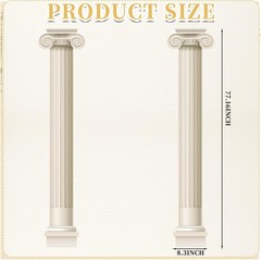 Durable Ancient Greek Style Column Set – Perfect for Weddings and Home Decor