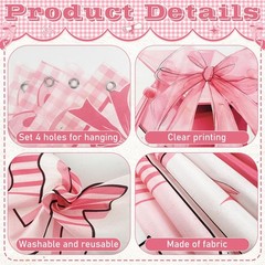 Graduation Decorations Class of 2026 Pink Bow Graduation Yard Signs Large Grad..