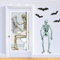 Durable Jointed Skeleton for Halloween – 55 Inch Poseable Decoration for Parties
