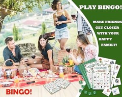 Bingo Games Cards, Bugs Themed Natural Party Games for 24 Players, Nature