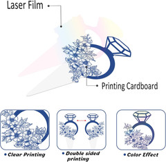48pcs Something Blue Before I Do Theme Cupcake Toppers Something Blue Before I D