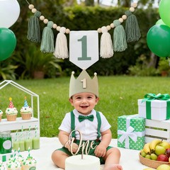 First Birthday Decorations for Boy Wild One Birthday Decor Highchair Banner