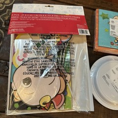 Cocomelon Backdrop W/ Photo Props Napkins Plates Kids Birthday Decorations Lot