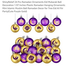 Ramadan LED Light Eid Mubarak Muslim Ornament Home Party Lot See Description