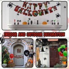 Halloween Party Decorations, Halloween Themed Party Supplies Banner Balloons