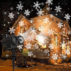 Christmas Light LED Snowflake Holiday Projector Laser Lamp Xmas Party Decoration