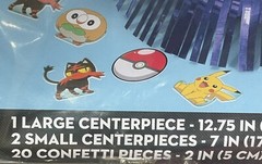 New Pokémon Pikachu Table Decorations *3 Centerpieces + 20 Confetti Pieces”. FUN