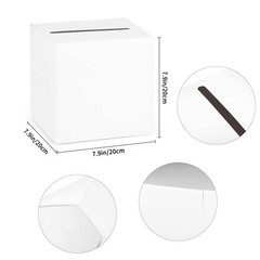 White Card Box Holder for Weddings White Gift Card Box Holder for Wedding Recept