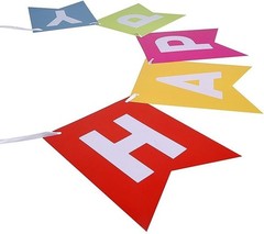 Vibrant Lightweight Birthday Banner – No DIY Required for Instant Celebration