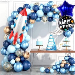 , Large Rocket Balloon for – 33 Inch | Rocket Balloons for Space Party Decora…
