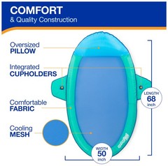 Spring Float Premium Suncatcher Pool Lounger for Swimming Pool, Inflatable Po…