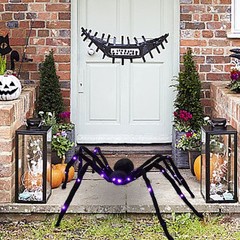 Halloween Largr Spider Light Up Haunted House Prop Outdoor Indoor Party Decor JQ