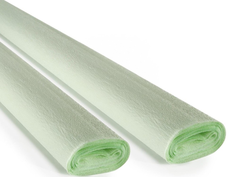 Italian Crepe Paper Roll 60g 17 Inch Green ‘Min’262 Craft Decor 2 PCS