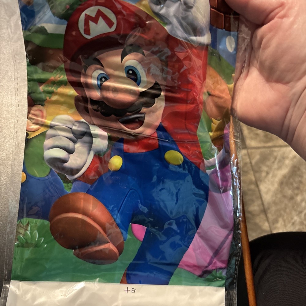 Super Mario Birthday Party Tablecloth 1pc