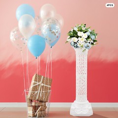 Classic Triumphant Columns 4 White Roman Pillar Durable Wedding Decorative Stand