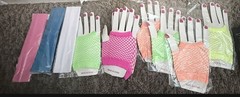 80s Theme Birthday Party Decorations Set w/ Backdrop Banner & Props Multicolor