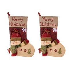 Candy Bag Christmas Socks Hanging Pendant Decorations 2024 New Year Gift Pouch