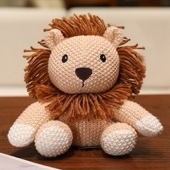 Crochet Stuffed Animals Soft Thread Plush Hand-Crocheted Toys Kid & Adult-Friend