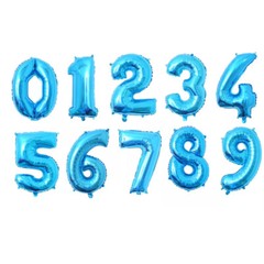 16 32 40 Inch Numbers Foil Balloons Party Decorations Special Colors and Styles