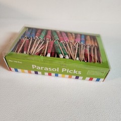 Parasol Picks 144 pcs Colorful Party Luau Tropical Cocktail Oriental Trading Co