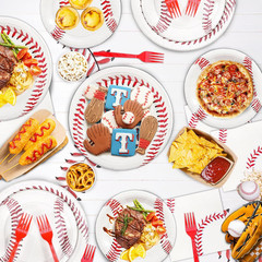 96 Pcs Baseball Party Decorations, Baseball Party Supplies Bundle Include Baseba