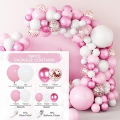 Light olive green blue Beige Metallic Gold Balloon arch kit for party decoration