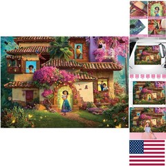 7x5FT Magic House Backdrop – Enchanting Party Decor for Birthday Celebrations