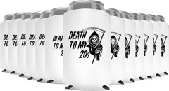 Death to My 20S Decorations Can Coolers – Set of 12, Black and White 30Th Birthd