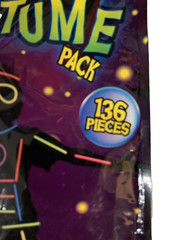 NEW Grafix Glow Costume clothes sticks Pack 136 Pieces ks1