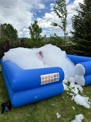 Dr. Party Foam Powder Pack of 2 Foam Machine Foam Party Generator Up to 240 Gall