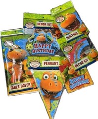 HTF Dinosaur Train Birthday Party Supplies Decor Napkins Banner Table Cover 77pc