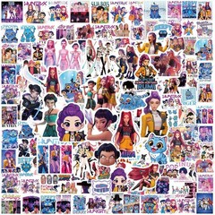 400Pcs Demon Hunters Kawaii Sticker Pack – Vibrant Aesthetic Decals for Fans