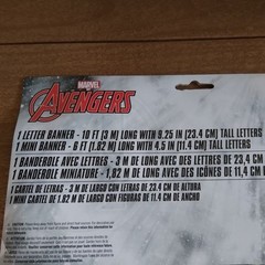 Marvel Avengers Lot of Birthday Party Scene Setters, Banners & Vinyl Cutouts