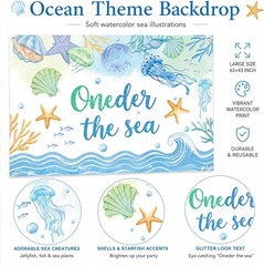 First Birthday Party Decorations Set «Oneder the Sea» NEW