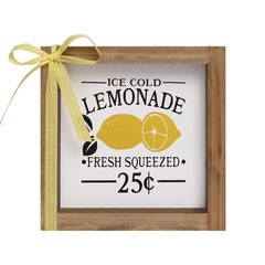 Lemonade Stand Decorations, Wooden Lemonade Sign, Indoor Summer Lemon Themed …
