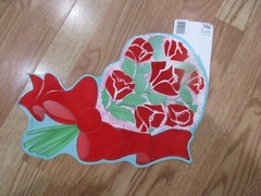 Valentines Diecut Cutouts Eureka Flocked Vintage Decoration U Pick NOT a LOT