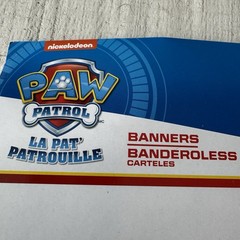 Paw Patrol Customizable Happy Birthday Banner NEW 10.75’ Long Spin Master