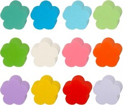 360 Pcs Spring Flowers Cutouts – Assorted Color Paper Flowers Shaped Die-Cuts…