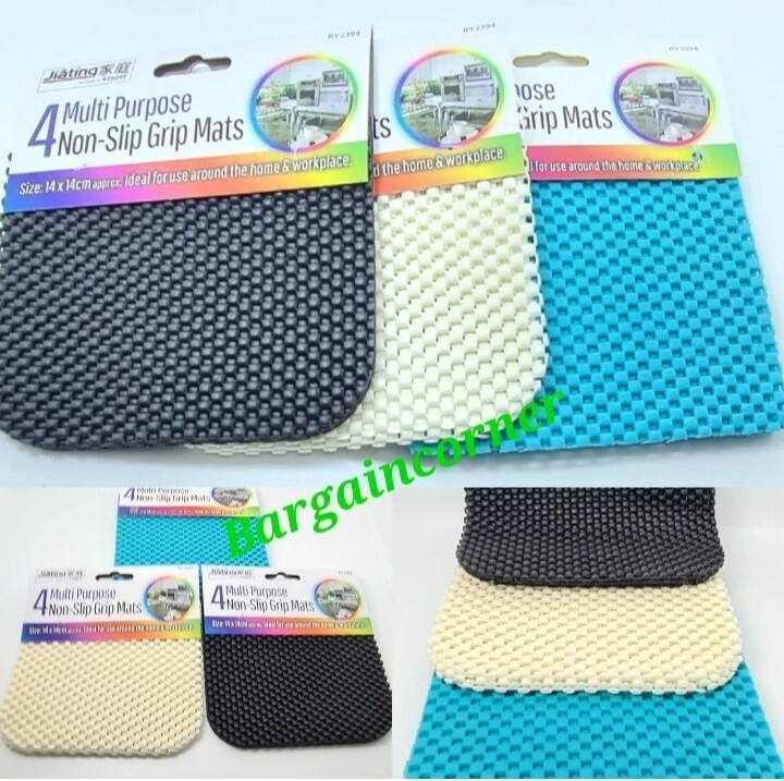 Placemat Non Slip Lineer Coaster Multipurpose Grip Mat Coffee Table 14x14cm