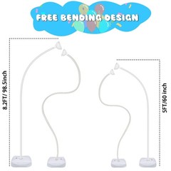 Balloon Arch Kit with Balloon Pump Electric, 8.2FT & 5FT Free Bending Balloon…