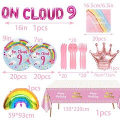 On Cloud 9 Birthday Party Decorations On Cloud 9 Birthday Party Supplies Ball…
