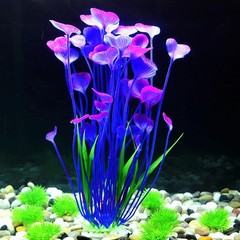 Artificial Plants Decoration Ornament for Fish Tank Aquarium Plastic Plants T…