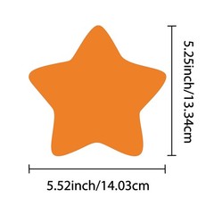 80 PCS Colored Star Shape Cutouts Cardboard Bulletin Board DIY Craft Decor