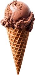 6 12″ Ice Cream Cone Floor Vinyl Decals • Removable Sidewalk Birthday Party
