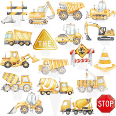 48Pcs Construction Cupcake Toppers Construction Birthday Party Dump Truck Theme