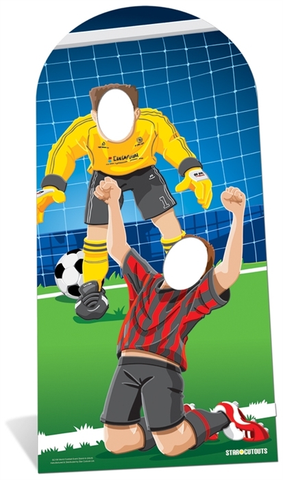 World Football Sport Event Cardboard Cutout Stand In Great for all Sport Events