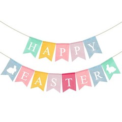 Happy Easter Banner Easter Chicken Egg Felt Happy Easter Bunny Banner Felt Ea…