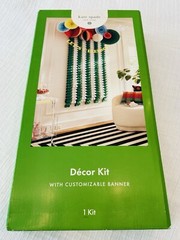 DECOR KIT CUSTOMIZABLE BANNER Kate Spade New York TARGET Multicolor Fan Streamer